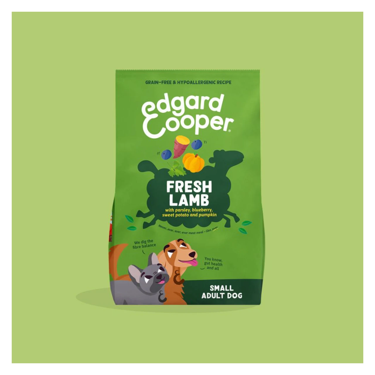 Edgard & Cooper Fresh lam kornfrit hundefoder 3 kg